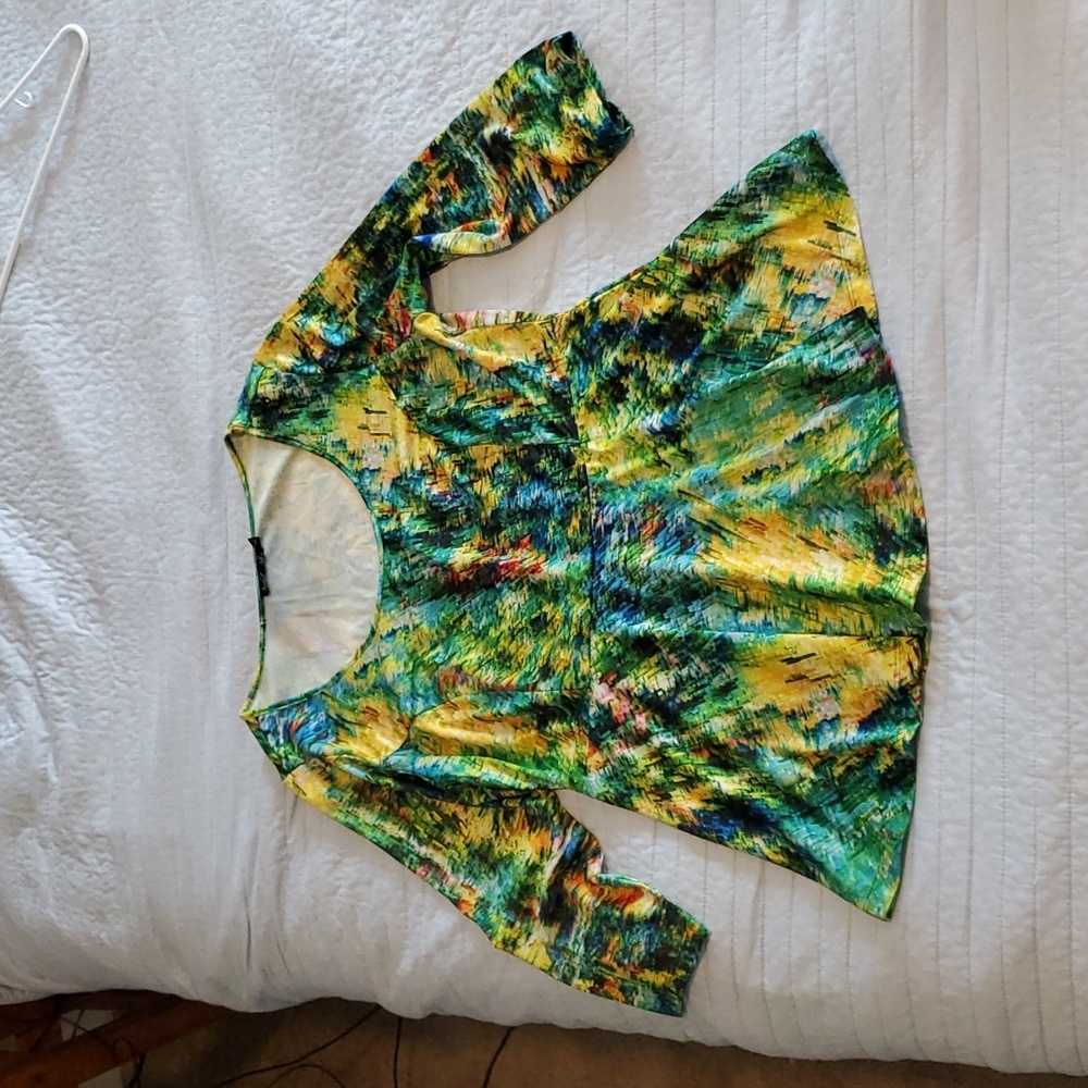 Isabel and Alice size large peplum top